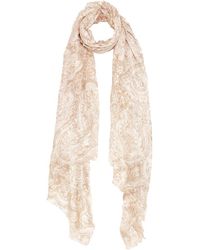 Blue Pacific - Vintage Paisley Print Cashmere-blend Scarf - Lyst