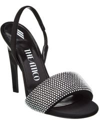 The Attico - Rem Satin Slingback Satin - Lyst