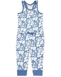 Stella McCartney Kids Knit Floral Romper - Blue