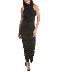 Susana Monaco - Carryover Gathered Mock Neck Midi Dress - Lyst