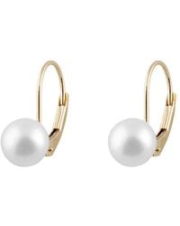 Splendid - 14k 6-6.5mm Pearl Earrings - Lyst
