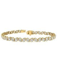 Lab Grown Diamonds - 14K 6.00 Ct. Tw. Lab-Grown Diamond Tennis Bracelet - Lyst