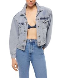 Nocturne - Cropped Denim Jacket - Lyst