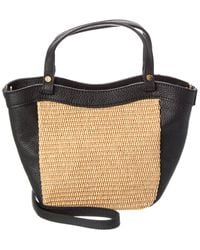 Persaman New York - Odette Straw & Leather Tote - Lyst