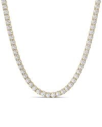 Lab Grown Diamonds - 14K 5.00 Ct. Tw. Lab-Grown Diamond Tennis Necklace - Lyst