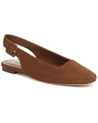 Vince - Brody Sling Suede Flat - Lyst