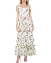 Alice + Olivia - Monnie Tie Strap Tiered Maxi Dress - Lyst