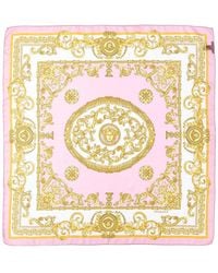 Versace - Barocco Print Silk Scarf - Lyst