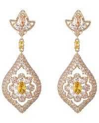 Eye Candy LA - The Luxe Collection Cz Kate Drop Earrings - Lyst