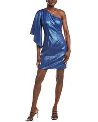 Rene Ruiz - One-Shoulder Sequin Cocktail Dress - Lyst