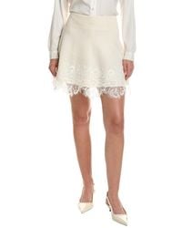 Ramy Brook - Rosalind Wool & Cashmere-Blend Mini Skirt - Lyst