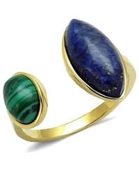 Alamode Jewelry - Plated Stainless Steel Ring - Lyst
