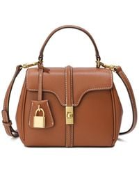 Tiffany & Fred Paris - Smooth Leather Top Handle Crossbody - Lyst
