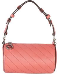 Gucci - Pink Leather Diagonal Quilted Mini Blondie Barrel Bag (authentic Pre-loved) - Lyst
