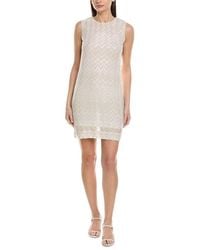 Missoni - Missoni Metallic Zigzag Print Shift Dress - Lyst