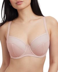 Skarlett Blue - Spellbound Sheer Side Support Bra - Lyst