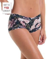 Hanky Panky - Printed Boyshort With $10 Credit - Lyst