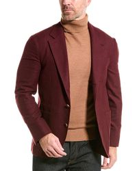 Brunello Cucinelli - Wool, Cashmere, & Silk-blend Jacket - Lyst