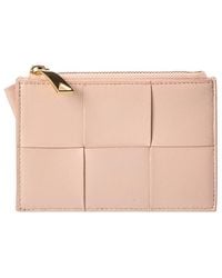Bottega Veneta - Cassette Leather Card Case - Lyst