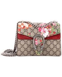 Gucci - Blooms Print Gg Coated Canvas Dionysus Bag Mini (Authentic Pre- Loved) - Lyst