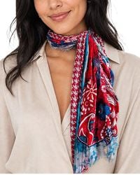 Blue Pacific - Elephant Houndstooth Neckerchief - Lyst