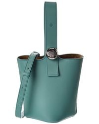 Loewe - Pebble Mini Leather Bucket Bag - Lyst