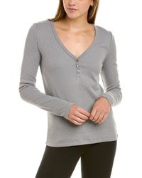 Splendid - Thermal V-neck Sweater - Lyst