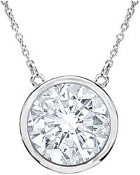 Diana M. Jewels - Fine Jewelry 18k 1.00 Ct. Tw. Diamond Pendant Necklace - Lyst