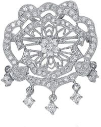 Genevive Jewelry - Silver Pin - Lyst