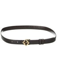 Fendi - Ff Buckle Leather Belt - Lyst