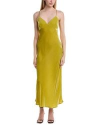 Susana Monaco - Velvet Bias Silk-Blend Maxi Dress - Lyst