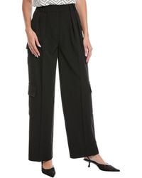 Kenneth Cole - Fly Front Pleated Cargo Pant - Lyst