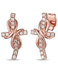 Le Vian - Le Vian 14K 0.01 Ct. Tw. Diamond Earrings - Lyst