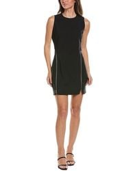 Kenneth Cole - Zipper Detail Sheath Dress - Lyst