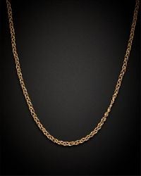 Italian Gold - 14k Tri-tone Bar & Bead Necklace - Lyst