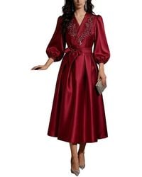 BRC By BURRYCO - Embellished Midi Dress - Lyst