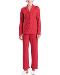 Natori - Embroidered Shangri La Notch Pj Set - Lyst