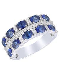 Gregg Ruth - 14K 2.82 Ct. Tw. Diamond & Sapphire Ring - Lyst