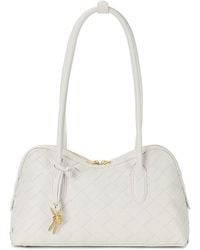 Tiffany & Fred Paris - Woven Leather Shoulder Bag - Lyst