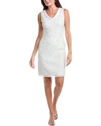 St. John - Mixed Media Dress - Lyst