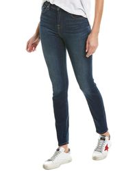 7 For All Mankind 7 For All Mankind Gwenevere Hilton Island High-waist Skinny Leg - Blue