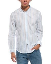 Gas - Linen-Blend Shirt - Lyst