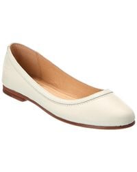 Frye - Carson Leather Ballet Flat - Lyst