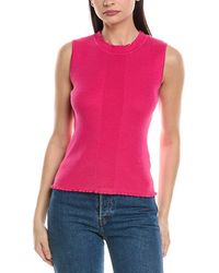 KARL LAGERFELD - Ribbed Knit Top - Lyst