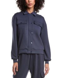 Ariella - Ponte Full Snap Zipper Sweatshirt - Lyst