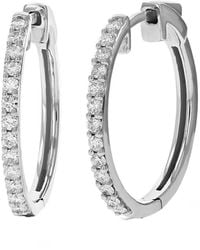 Amairah - 0.50 Ct. Tw. Lab-Grown Diamond Hoops - Lyst