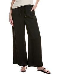 Tommy Bahama - Satin High-Rise Wide Leg Pant - Lyst