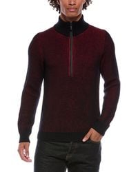 Slowear - Wool-Blend Ribbed Zip Polo Sweater - Lyst