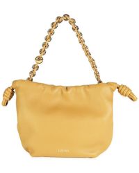 Loewe - Beige Leather Mini Flamenco Crossbody (authentic Pre-loved) - Lyst