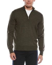 Brooks Brothers - Wool 1/2-Zip Cardigan - Lyst